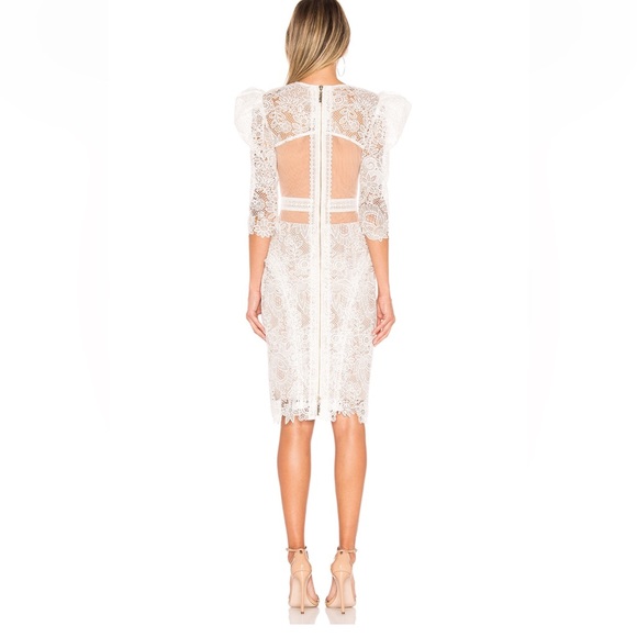 BRONX & BANCO Madeleine Lace Dress - White - Picture 3 of 8